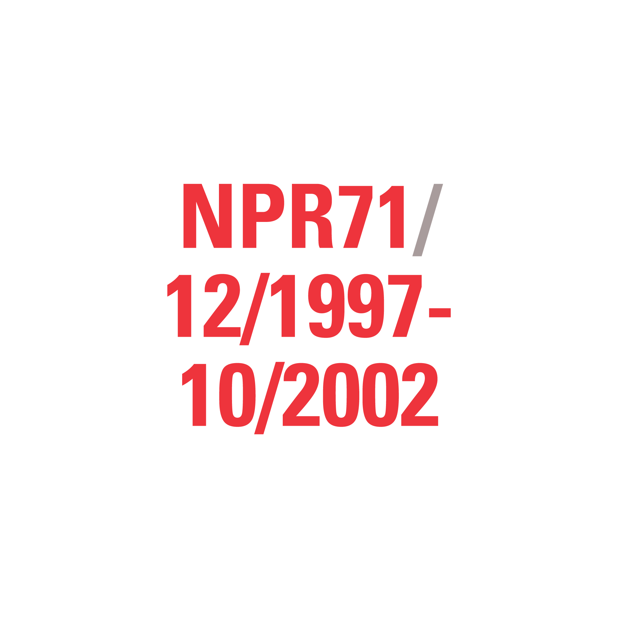 NPR75 06/2015-2025